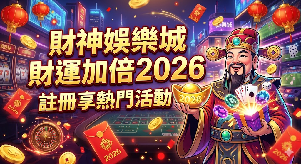 財神娛樂城財運加倍2026|註冊享熱門活動